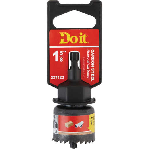 Do it 1-5/8 In. Carbon Steel Hole Saw with Mandrel