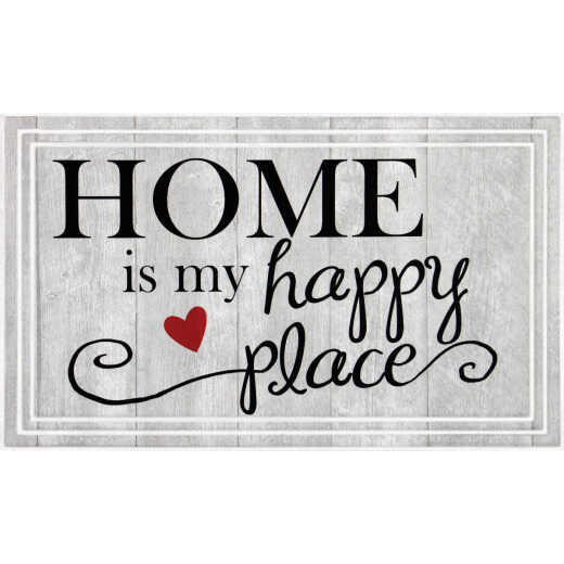 Apache Fashionables Home is My Happy Place Door Mat